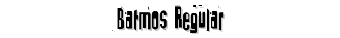 Batmos Regular font
